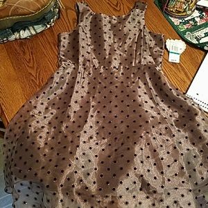 My Michelle Girl's polka dot holiday dress